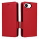 thumbnail image 1 of Funda Cartera para iPhone 16E Tapa Flip con Ranuras y Soporte Rojo, 1 of 5