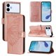 thumbnail image 1 of Funda cartera mariposa para Samsung Galaxy S26 Edge con soporte y ranuras para tarjetas Oro rosa, 1 of 6