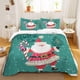 thumbnail image 1 of v1516 Bed Sheets Duvet Cover New Design Christmas Bedding Set Adult Boy Girl Bedroom Decoration Children Holiday Gift Single Double Large Size 3-Piece Bedding Set (1 Duvet Cover + 2 Pillow Shams) Bed, 1 of 5