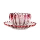 thumbnail image 1 of Lotus Bowl Fruit Bowl Patrón De Flores Para El Día De La Madre Navidad Inauguración De La Casa Rosa, 1 of 5