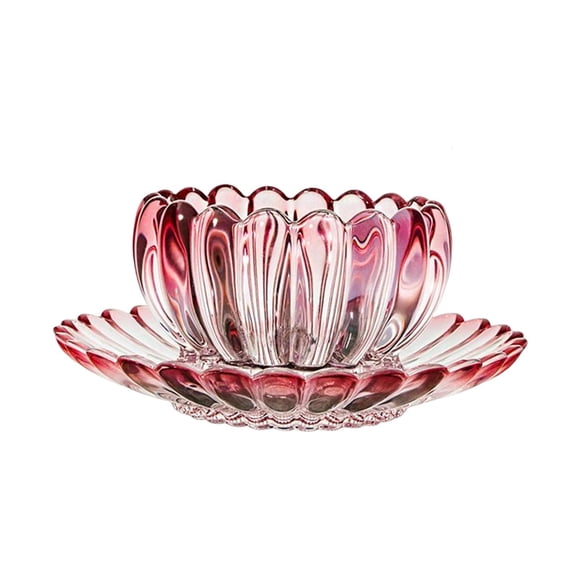 Lotus Bowl Fruit Bowl Patrón De Flores Para El Día De La Madre Navidad Inauguración De La Casa Rosa