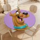 thumbnail image 4 of Scooby-Doo-theme Fitted Round Tablecloths Elastic Edged Table Covers Waterproof Table Cloth for Kitchen Holiday Party Tables Decor 150cm, 4 of 6