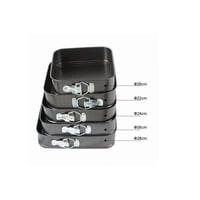 Casa Pagoda - Set De Moldes Cuadrados Desmontable 5 Unidades Repostería