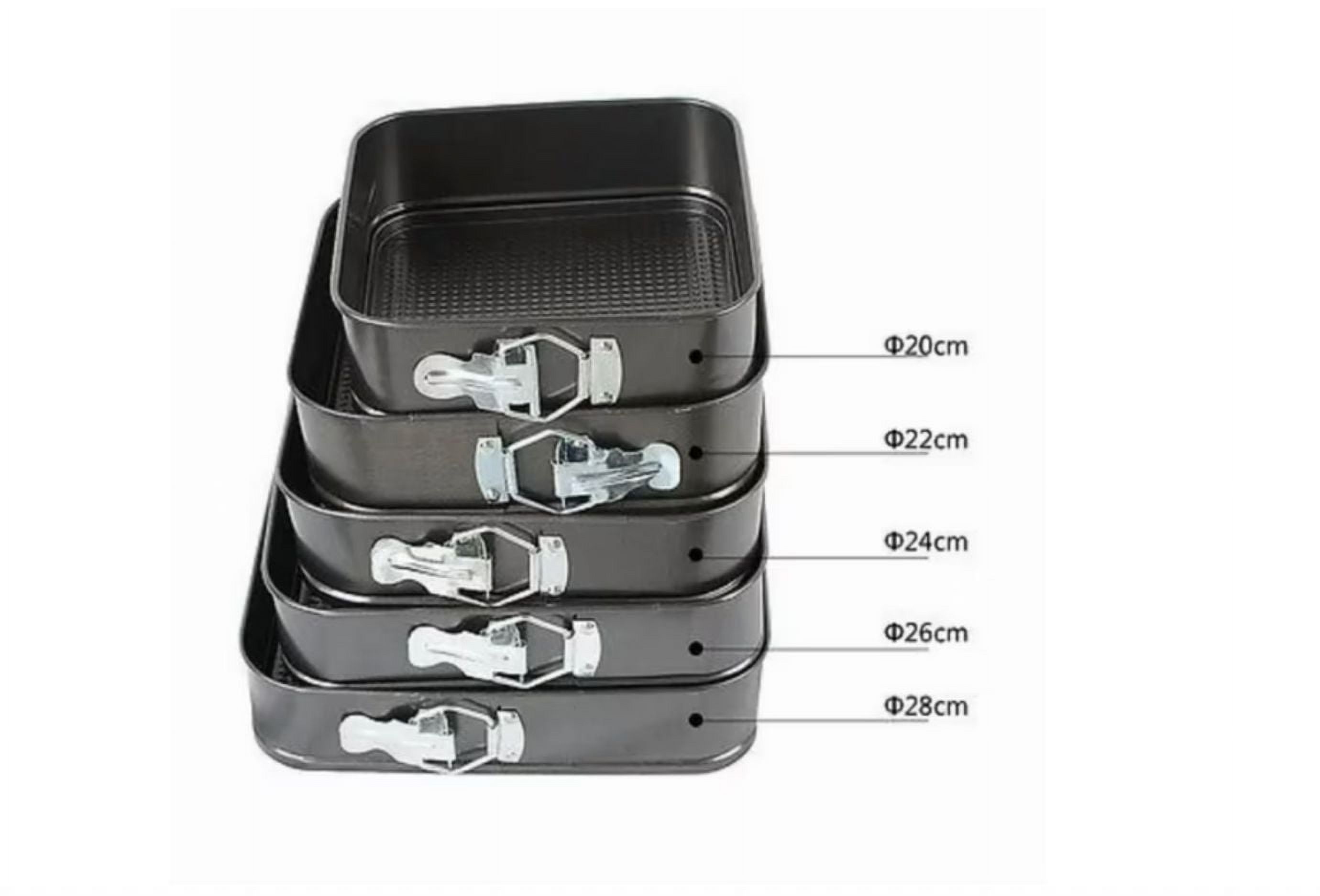 Casa Pagoda - Set De Moldes Cuadrados Desmontable 5 Unidades Repostería