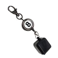 Magideal - Soporte De Tiza Para Piscina, Clip Retráctil Para Portador De Tiza, Aleación De Aluminio, Llavero Con Clip Para Piscina, Regalos, Accesorios De Billar