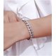 thumbnail image 5 of Pulseras de Plata para Hombre de 10 Mm Transparentes 5A+ CZ Pulsera de Cadena para Hombre Hipoalergénica Pulsera de Eslabones de Plata Esterlina 925 para Hombre Joyería 15-21 Cm, 5 of 7