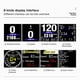 thumbnail image 3 of Head Up Display, HUD P8 para coche, sistema dual OBDII y GPS, el primer modelo del mercado que se puede instalar en el pilar A., 3 of 7