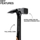 thumbnail image 2 of Martillo Framing Klein Tools H80922SM 22oz Cara Moleteada, 2 of 3