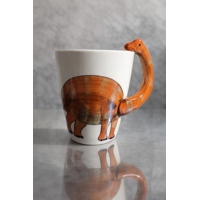 Taza De Ceramica Con Diseño De Dinosaurio En 3D