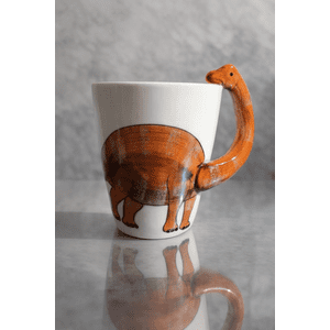 Taza De Ceramica Con Diseño De Dinosaurio En 3D