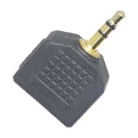 Adaptador De Audífonos Stereo 3,5Mm 1×2 Macrotel