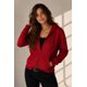 thumbnail image 1 of Poleron Con Cierre De 500g Canguro Basico 70/30 Unisex Xl-xxl Rojo Lisa, 1 of 3