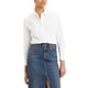 thumbnail image 1 of Camisa Levi's Classic con botones para mujer, color blanco brillante, 1 of 2