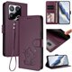 thumbnail image 2 of Funda Volteable con Diseño de Gato para Xiaomi 15T, Morado Oscuro, 2 of 6