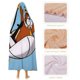thumbnail image 4 of Tennessee Tuxedo y sus Cuentos Manta Capa con Capucha Anti-Bolitas, Manta de Lana Ártica Suave, Manta Portátil de Felpa Ligera y Lujosa, Poncho para Siesta en Casa y Oficina, 100*130cm, 4 of 6