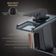 thumbnail image 4 of 1pc LED Bathroom Sink Faucet, Matte Black Bathroom Faucet, Single Handle Waterfall Glass Spout, Vanity RV Bathroom Faucet, For Sink 1 Hole, With Pop-Up Drain & Supply, 4 of 4