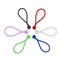 Lordtronics - Paquete De 6 Bridas Magnéticas De Silicona Reutilizables Para El Hogar/Oficina