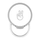 thumbnail image 1 of Funda delgada AirTag Orbitkey de acero inoxidable y TPU negra, 1 of 5