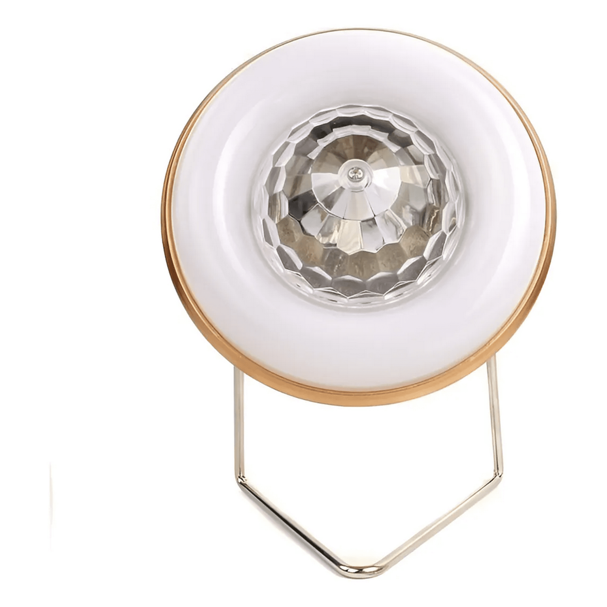 Genérico - Linterna Led Solar Camping Con Luz Giratoria Blanco