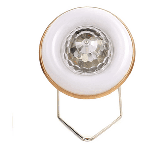 Genérico - Linterna Led Solar Camping Con Luz Giratoria Blanco