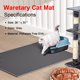 thumbnail image 2 of Alfombrilla de arena para gatos Waretary, extra grande, XL, en forma de panal, gris, 2 of 8