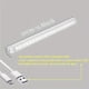 thumbnail image 1 of 1pc LED Motion Sensor Cabinet Light, Under Counter Closet Lighting, Wireless Magnetic USB Rechargeable Kitchen Night Lights, Battery Powered Operated Light For Wardrobe Closets Cabinet Cupboard Stair, 1 of 5