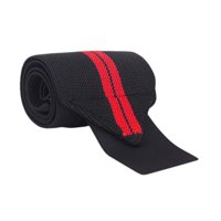 Ioensy - Correa De Muñeca De Fitness Ajustable Para Gimnasio, Accesorios Deportivos Versátiles Con Rayas Rojas.