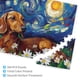 thumbnail image 3 of Puzzle CDSASHCA Dachshunds Under Stars 500 piezas, 3 of 9