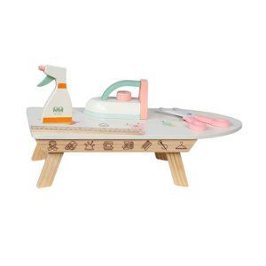 Magideal - Simulación De Juguete De Planchado Manos En Habilidades Montessori Juguete Educativo Sensorial Juguete De Madera Juego De Lavandería Juego Para Niños