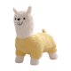 thumbnail image 2 of Reposapiés Otomano Alpaca Felpa Muñeca Oficina Banco Niños Lindo Animal Reposapiés Amarillo, 2 of 5