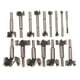 thumbnail image 1 of Juego de brocas Forstner Bosch FB1600 de 16 piezas con funda de madera, 1 of 3