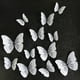 thumbnail image 1 of 12pcs 3D Imitation Butterfly Wall Stickers, Glitter Butterfly Stickers, Room Wall Decor, 1 of 3
