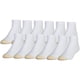 thumbnail image 1 of Calcetines GOLDTOE 656P de algodón, tobilleros deportivos, 12 pares, talla grande, 1 of 5