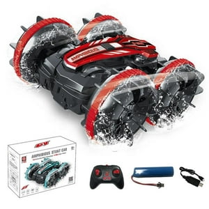 Maravillas Valdivia - Auto Anfibio 4X4 Acrobata B500 24Ghz 1 16 Doble Cara Rojo