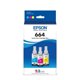 thumbnail image 1 of Botella de tinta Epson 664 EcoTank CMY Combo de ultra alta capacidad, 1 of 2