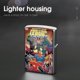 thumbnail image 4 of Liga de la Justicia-theme Copper Metal Lighter Shell, Premium Replacement Refillable Lighter Case with Durable Metal Construction, Compatible with Zippo and Most Standard Lighter Models, 4 of 6