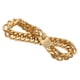 thumbnail image 4 of Pulsera Cubana De Acero Titanio, Moda Punk Dorada Para Mujeres, Ni?as, Pareja, 4 of 5