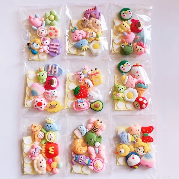 Buy Random Mix, Directly Stuck To The Cup Sticker Cute 3D Sticker Kids Cartoon Creative Accessories, Refrigerator Sticker Cell Phone Decorative Sticker Thermos Stickers