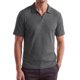 thumbnail image 1 of INSPIRE CHIC Camisa Polo de Manga Corta con Cuello en V a Rayas Verticales para Hombre S Gris Oscuro, 1 of 5