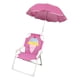 thumbnail image 1 of Silla De Camping Para Niños Con Sombrilla, Práctica Y Portátil Para Viajes Al Aire Libre En El Jardín, Helado, 1 of 4