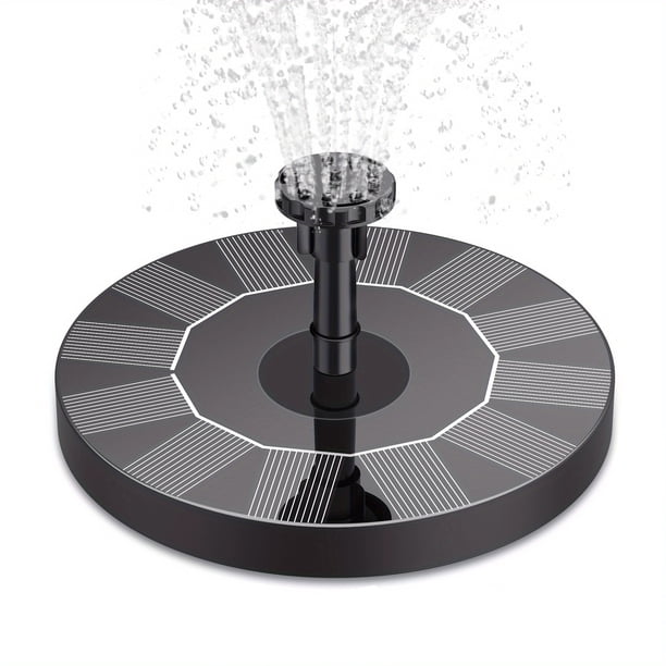 Enhance Your Outdoor Oasis with Our Solar Powered Water Fountain - 1.5w Pump with 6 Nozzles for Garden, Pond, Pool, and Backyard - Free Standing, Portable, and Floating - Perfect for Bird Bathing