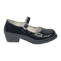 Zapatos De Cueca Alquimia Negro Charol Infantil 3073-02 - Talla 29