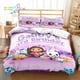 thumbnail image 1 of Gabby's Dollhouse Bedding Set Bed Set Adult Kid Bedroom Bedding Gift, 1 of 5