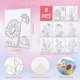 thumbnail image 3 of Kit de Pintura en Lienzo VOCHIC 8 x 10, 8 Diseños Florales, 3 of 3