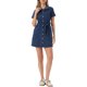 thumbnail image 2 of INSPIRE CHIC Vestido de Mezclilla para Mujer con Botones, Manga Corta, Cinturón, Casual, Camisa de Jean, XS Azul Oscuro, 2 of 6