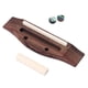 thumbnail image 3 of Ukelele Rosewood Bridge Bone Saddle Nut Shell Dot Para Guitarra De 4 Cuerdas, 3 of 5