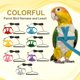 thumbnail image 4 of Arnés y Correa para Aves Uxcell, Arnés y Correa para Loros con Alas Lindas para Loros (Azul, L), 4 of 7