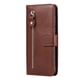 thumbnail image 5 of Funda con Cremallera para Motorola Edge 20 Lite, Carcasa Cartera de Cuero PU con Soporte y Tarjetero, 5 of 6