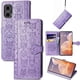 thumbnail image 1 of Funda Cartera FOXDOCK para Motorola Moto G45 , Flip PU con Relieve de Gatos y Perros, Tarjetero y Soporte, 1 of 6