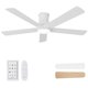 thumbnail image 1 of Ventilador de techo Autoday 135 cm con luz y control remoto, blanco, 1 of 9